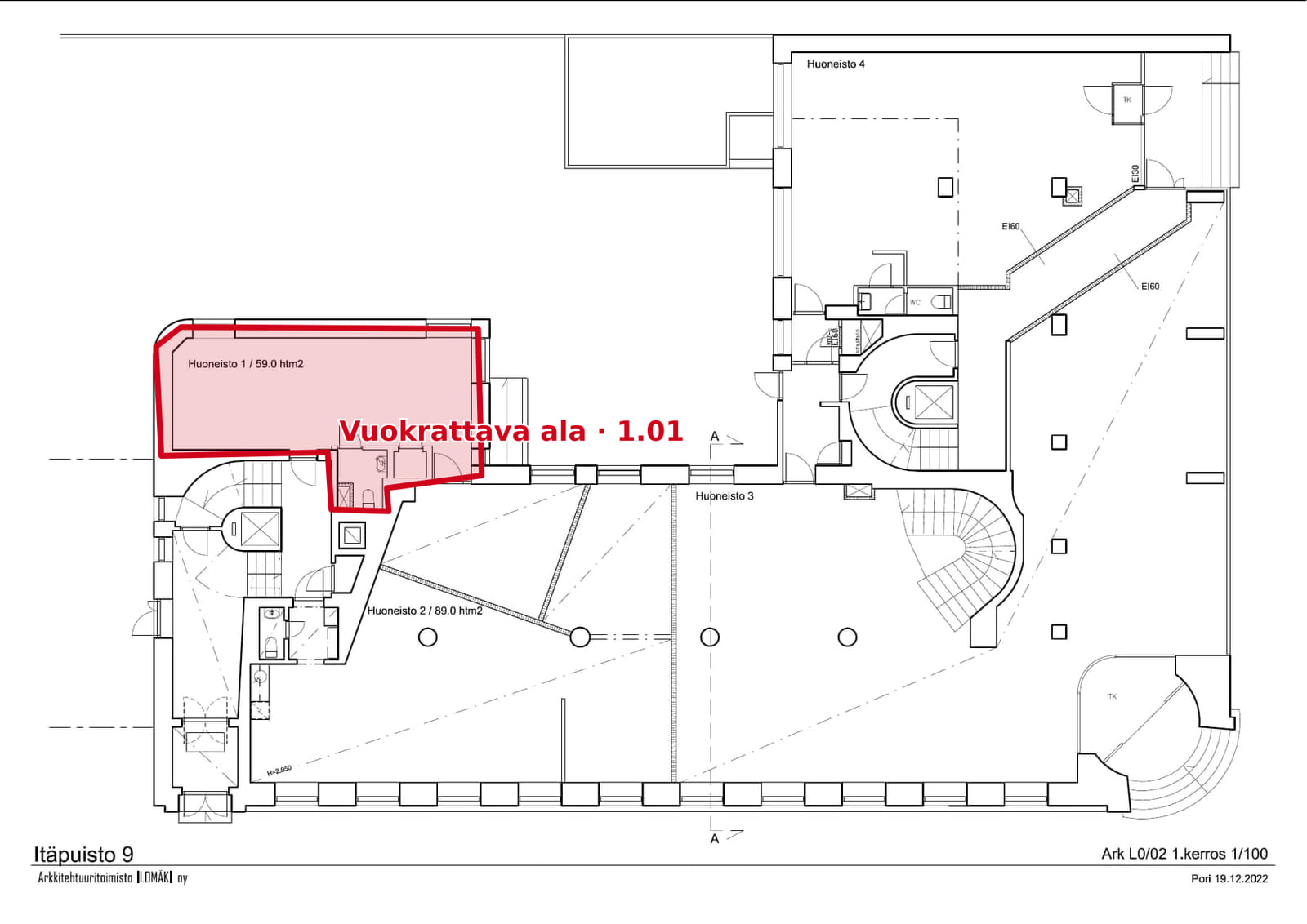 Kuva kohteesta Itäpuisto 9, 2/3